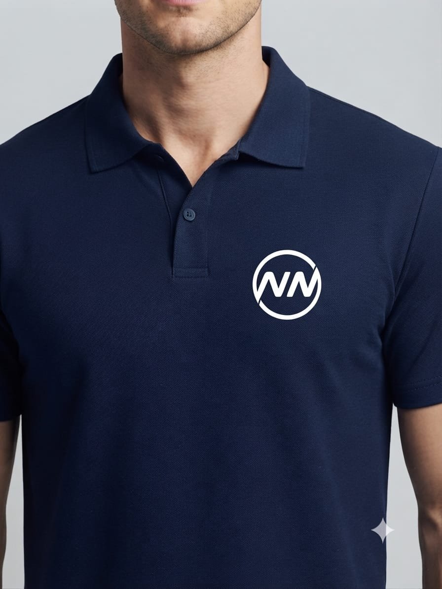 NNLifeStyles Premium Navy Blue Polo T-Shirt